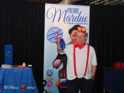 Pierre Mardue im Gleisgarten am 21. April 2024